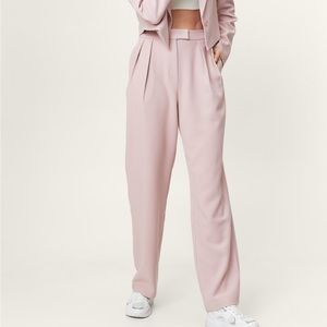 Tapered Pleated High Waisted Smart Pants